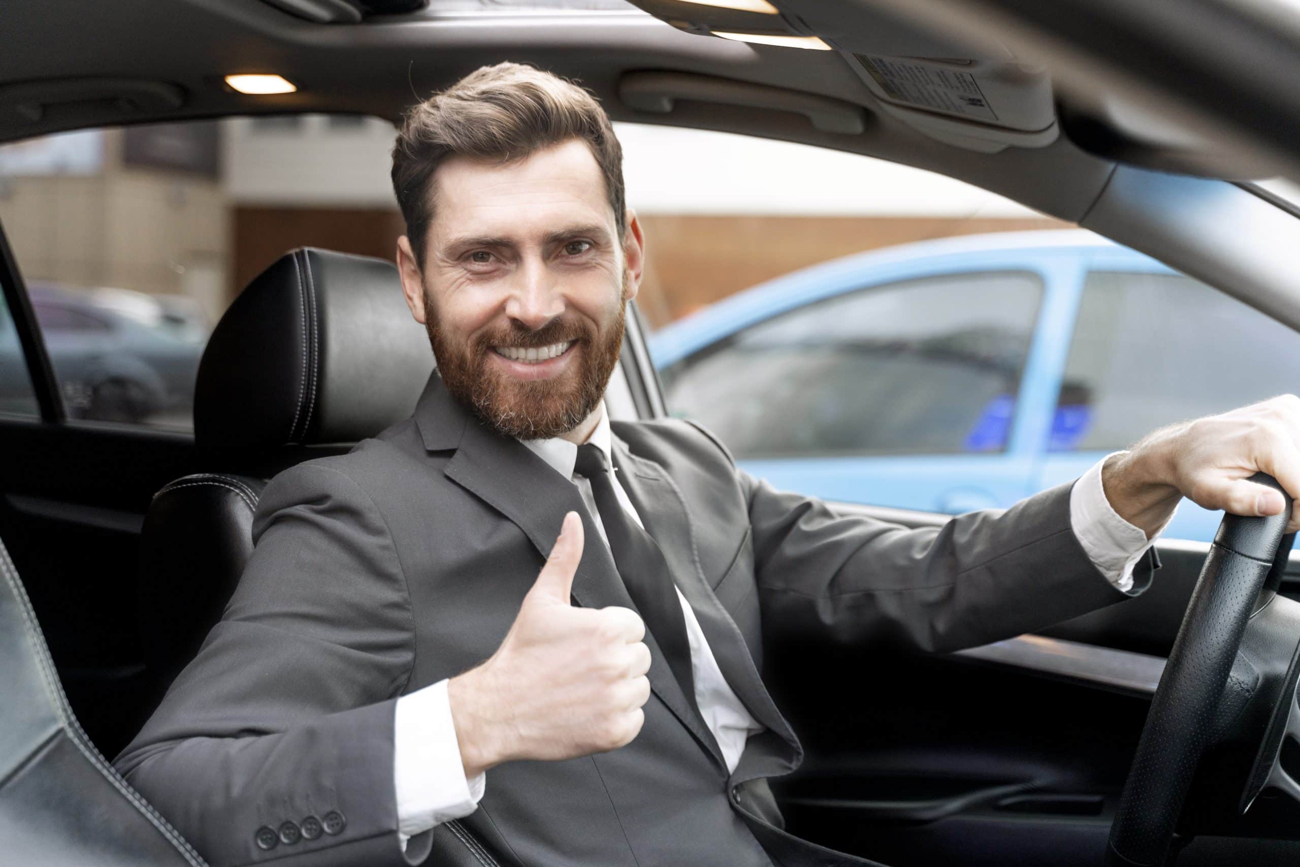 Chauffeur en voiture